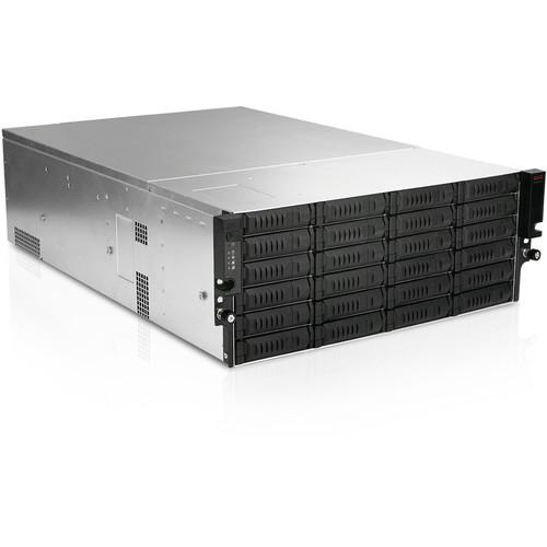 iStarUSA EX4M24 4 RU 24-Bay Storage Server Rackmount Chassis with 600W Redundant Power Supply