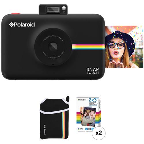 Polaroid Snap Touch Instant Digital Camera with ZINK Photo Paper and Pouch Kit