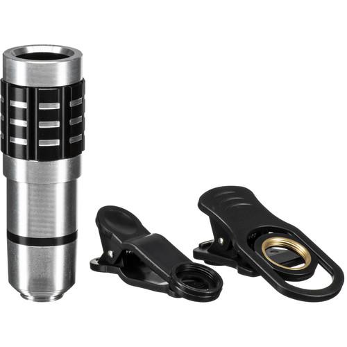 PoserSnap Mobile 12X Zoom Telephoto Clip Lens