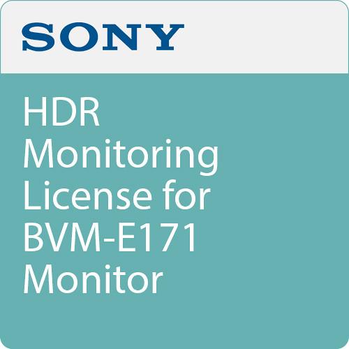 Sony HDR Monitoring License for BVM-E171 Monitor