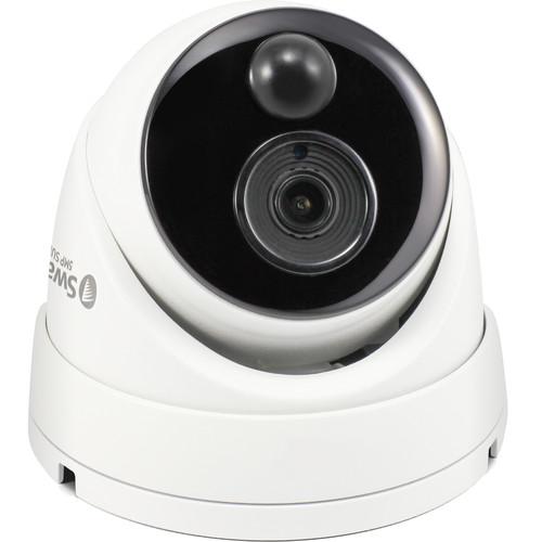 Swann SWNHD-886MSD-US 4K UHD Outdoor Network Dome Camera with Night Vision & Audio