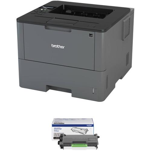 Brother HL-L6200DW Monochrome Laser Printer with High Yield Toner Cartridge Kit