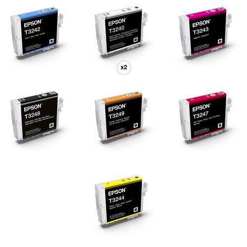 Epson T324 UltraChrome HG2 Ink Cartridge Kit with Matte Black