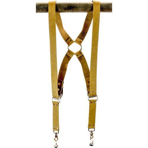 Funk Plus Suede Leather Ring Back Harness with 1.5" Wide Straps