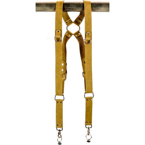 Funk Plus Suede Leather Ring Back Harness with 1.5" Wide Straps and D-Rings