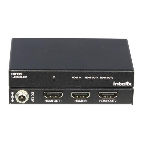 Intelix 1x2 HDMI 2.0 Distribution Amplifier with 18 Gb s, 4K60, 4:4:4 & HDR Support