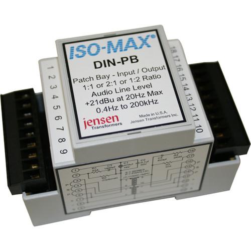 Jensen Transformers Iso-Max DIN-PB - Single-Channel Universal Line Isolator
