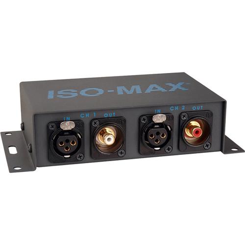 Jensen Transformers Iso-Max PC-2XR - 2-Channel Pro-to-Consumer Line Isolator