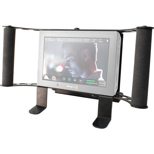 Nebtek Bracket For The Blackmagic Video Assist 4K Monitor with V-Mount IDX Battery Adapter