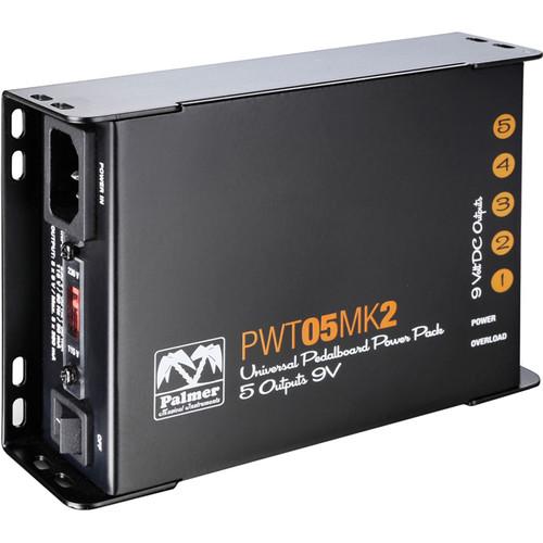 Palmer PWT05MK2 5-Output Universal 9V Pedalboard Power Supply