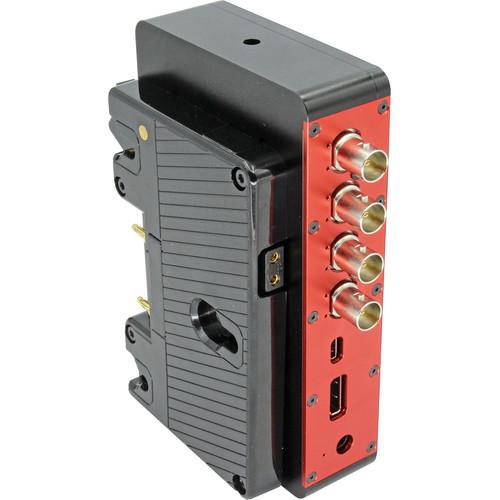 SERIAL IMAGE 4K 4 x SDI to HDMI 2.0 Converter with With Female Gold Mount Plate