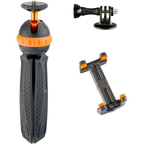 3 Legged Thing Iggy Mini Action Tripod with GoPro Adapter and Universal Phone Cradle