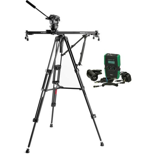 Acebil Travigo 1000 Basic Slider Kit with I-705DX Dual Tripod, HSTA-2 Dual Arm & HDN-DC Drive