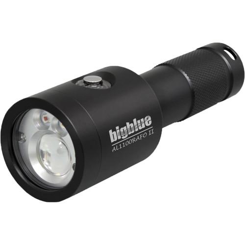Bigblue 1100 Lumens Auto Flash Off and Red LED Dive Light