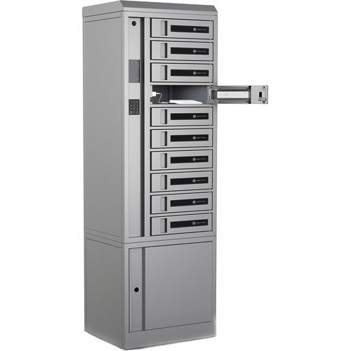 Bretford TechGuard Connect 10-Bay Charging Locker with RFID & PIN