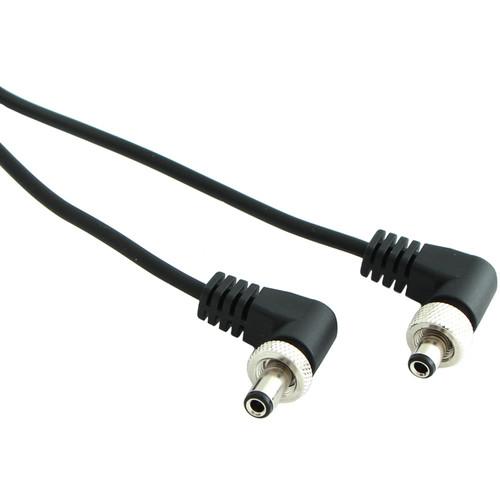 Cable Techniques Right-Angle Coaxial Locking Power Cable for Zaxcom Transmitter