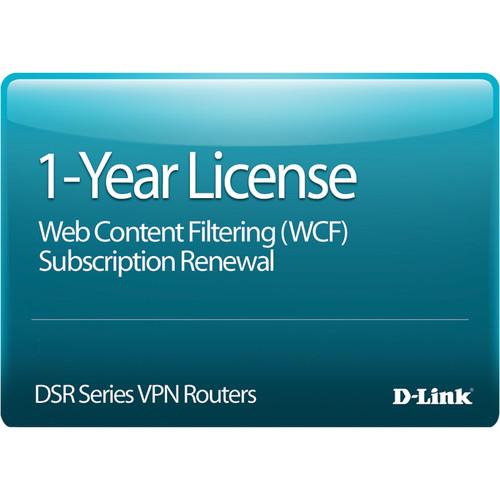 D-Link 1-Year Web Content Filtering for DSR-150N Router