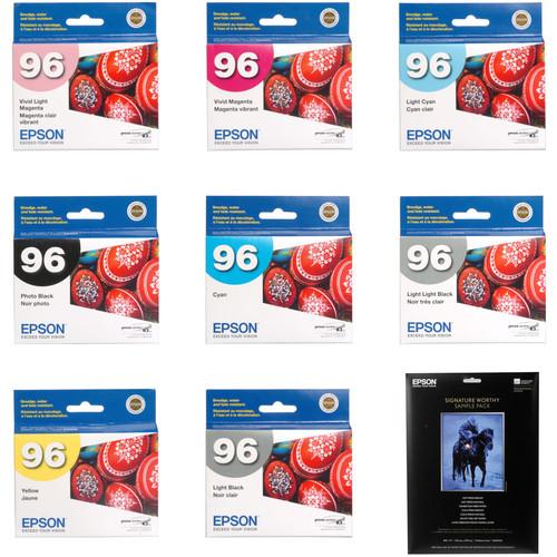 Epson 8 Ink Cartridge Kit for the Epson Stylus Pro 2880 Printer