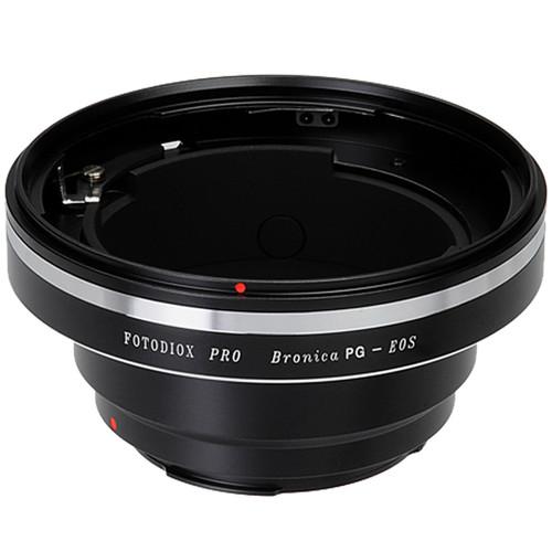 FotodioX Pro Lens Mount Adapter with Generation v10 Focus Confirmation Chip for Bronica PG-Mount Lens to Canon EF or EF-S Mount Camera