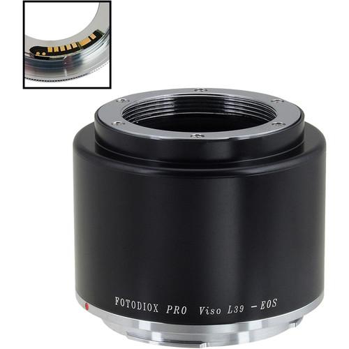 FotodioX Pro Lens Mount Adapter with Generation v10 Focus Confirmation Chip for Leica L39-Mount, Visoflex Lens to Canon EF or EF-S Mount Camera