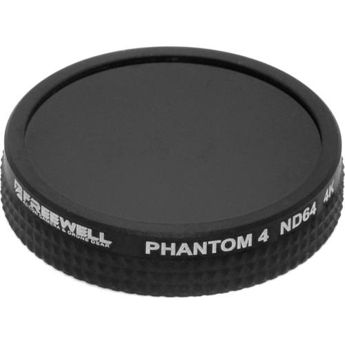 Freewell ND64 Filter for DJI Phantom 4 Phantom 3 Pro ADV 4K Drones