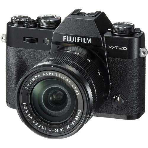FUJIFILM X-T20 Mirrorless Digital Camera with 16-50mm Lens