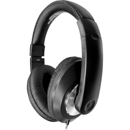 HamiltonBuhl Smart-Trek Deluxe Stereo Headphones with In-Line Volume Control and 3.5mm TRS Plug