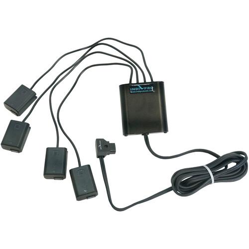 IndiPRO Tools Regulation Cable with Four Sony NP-FW50 Type Dummy Batteries