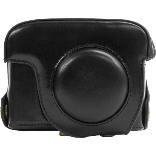 MegaGear Ever Ready Leather Camera Case and Strap for Nikon COOLPIX P7700 or P7800