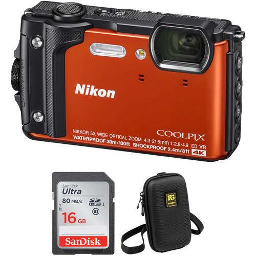 Nikon COOLPIX W300 Digital Camera with Accessory Kit