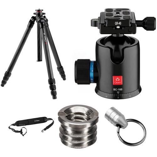 Oben CT-2491 Carbon Fiber Tripod and BC-166 Ball Head Kit