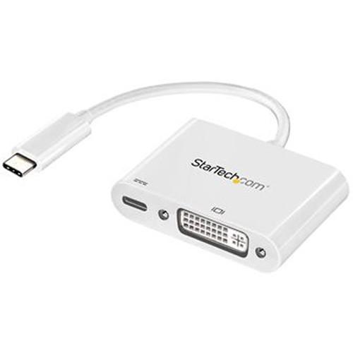 StarTech USB-C to DVI-I and Power USB-C Adapter
