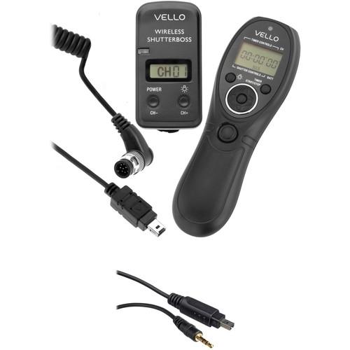 Vello Wireless ShutterBoss III with Release Cable for Nikon D70S and D80 Kit