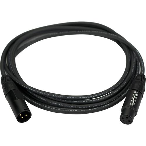 Whirlwind W1800F XLR Female to XLR Male AES EBU Cable with Gold Contacts