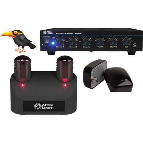 Atlas Sound MYNA2-2 Dual Wireless Microphone and 6-Channel Mixer Bundle