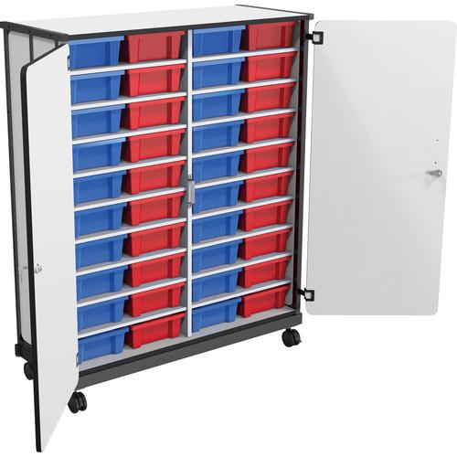 Best Rite Mobile 40-Tub Storage Cart with Full Set of Tubs