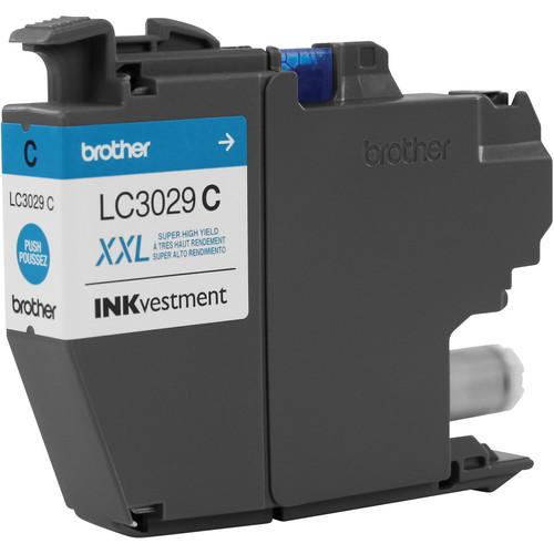 Brother LC3029C Super High Yield INKvestment Cyan Ink Cartridge