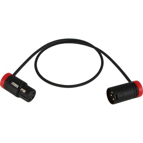 Cable Techniques Low-Profile, 3-Pin XLR Female to 3-Pin XLR Male Adjustable-Angle Cable