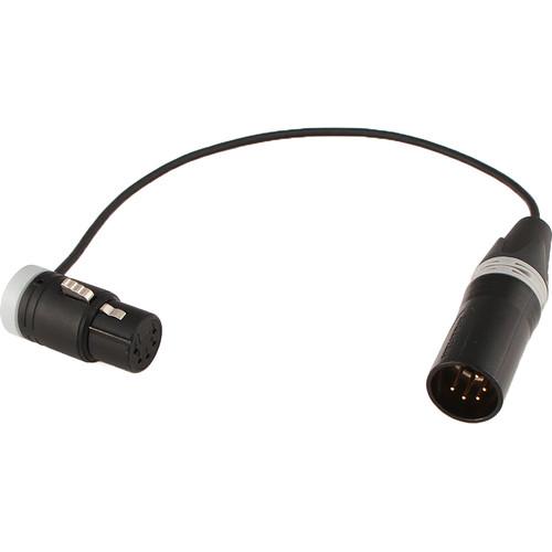 Cable Techniques LPXLR-5F to XLR-5M Low-Profile Stereo XLR 5-Pin Mic Jumper Cable