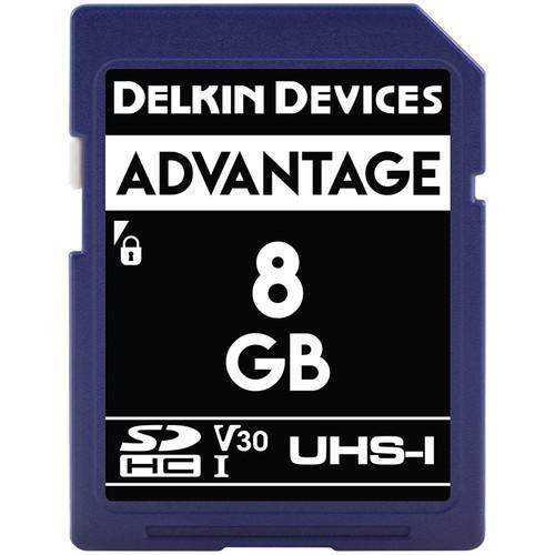 Delkin Devices 8GB Advantage UHS-I SDHC Memory Card