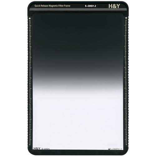 H&Y Filters 100 x 150mm K-Series Soft-Edge Graduated Neutral Density 1.2 Filter w Quick Release Magnetic Filter Frame