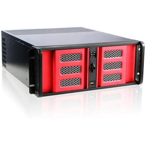 iStarUSA 4U Compact Stylish Rackmount Chassis with 8" Touch Screen LCD