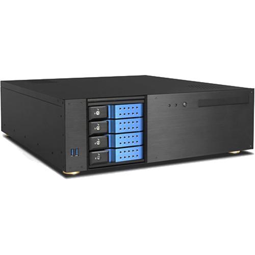 iStarUSA D-340HN-DT 3 RU Compact 4 x 3.5" Bay Trayless Hotswap microATX Desktop Chassis