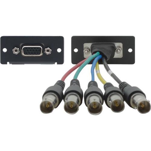 Kramer WX-F5B VGA to 5-BNC Breakout Wall Plate Insert
