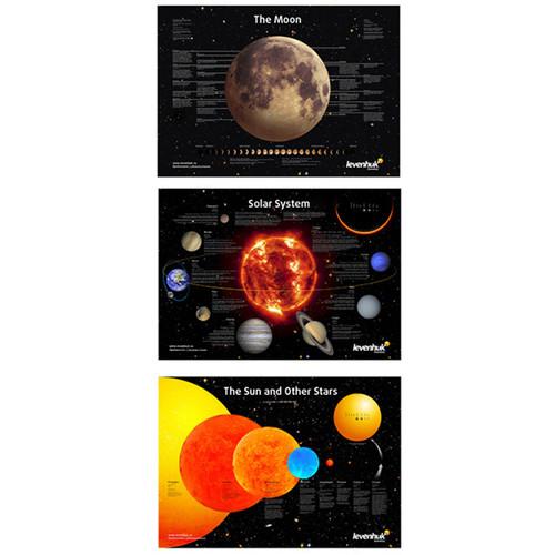 Levenhuk 3-Piece Space Posters Set