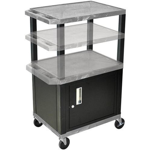 Luxor Height-Adjustable Tuffy Cabinet Cart with Electrical Assembly