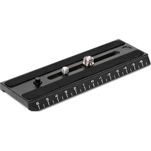 Manfrotto Quick Release Camera Plate with Metric Ruler for Select Fluid Heads