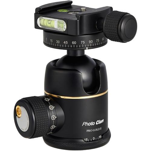 Photo Clam Pro Gold 2 Ball Head with Screw Knob Clamp