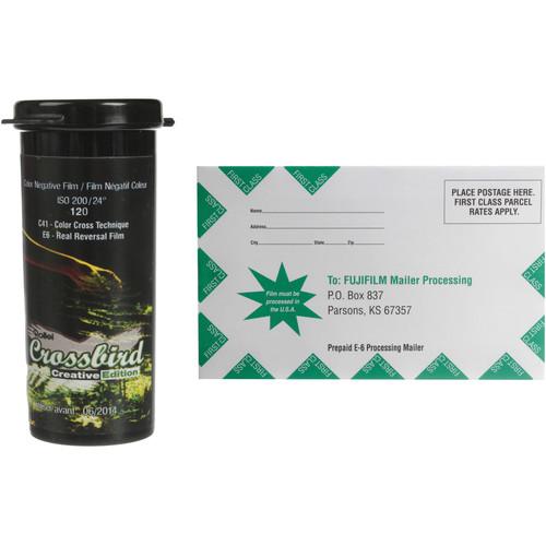 Rollei Crossbird 200 Color Transparency Film with Processing Mailer Kit