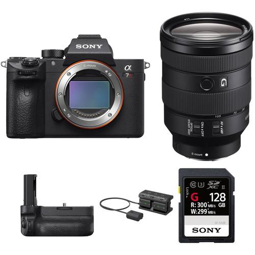 Sony Alpha a7R III Mirrorless Digital Camera with 24-105mm Lens and Vertical Grip Kit